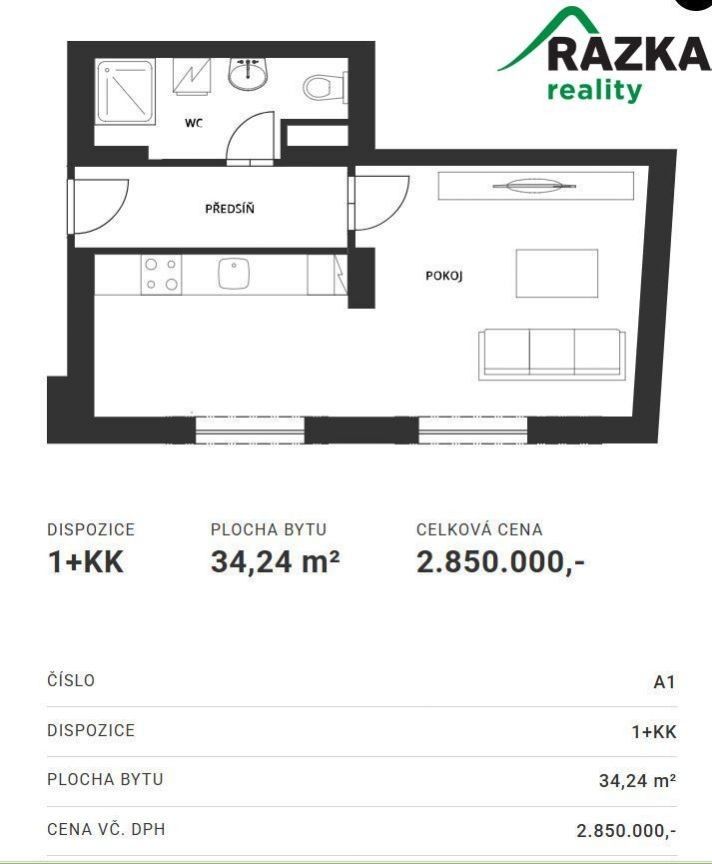 1+kk, Nýrsko, 34 m² - 2