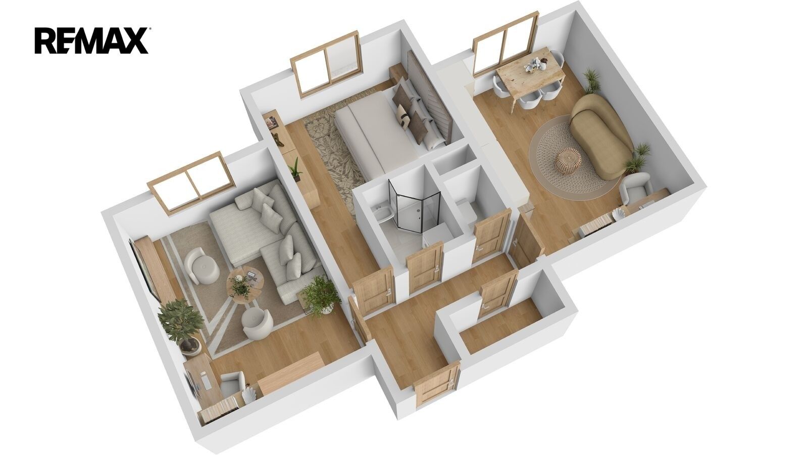 3+kk, Hornická 1735, Roudnice nad Labem, 55 m² - 2