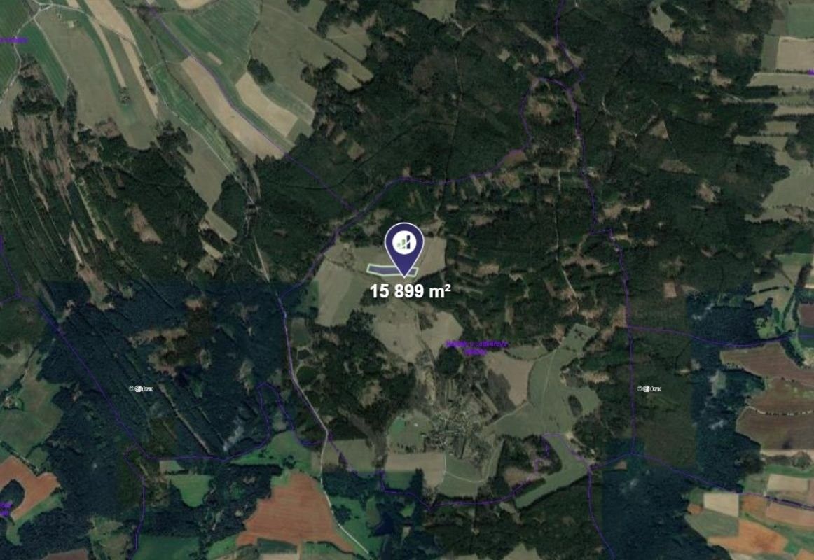 Prodej louka - Lodhéřov, 15 899 m² - 2