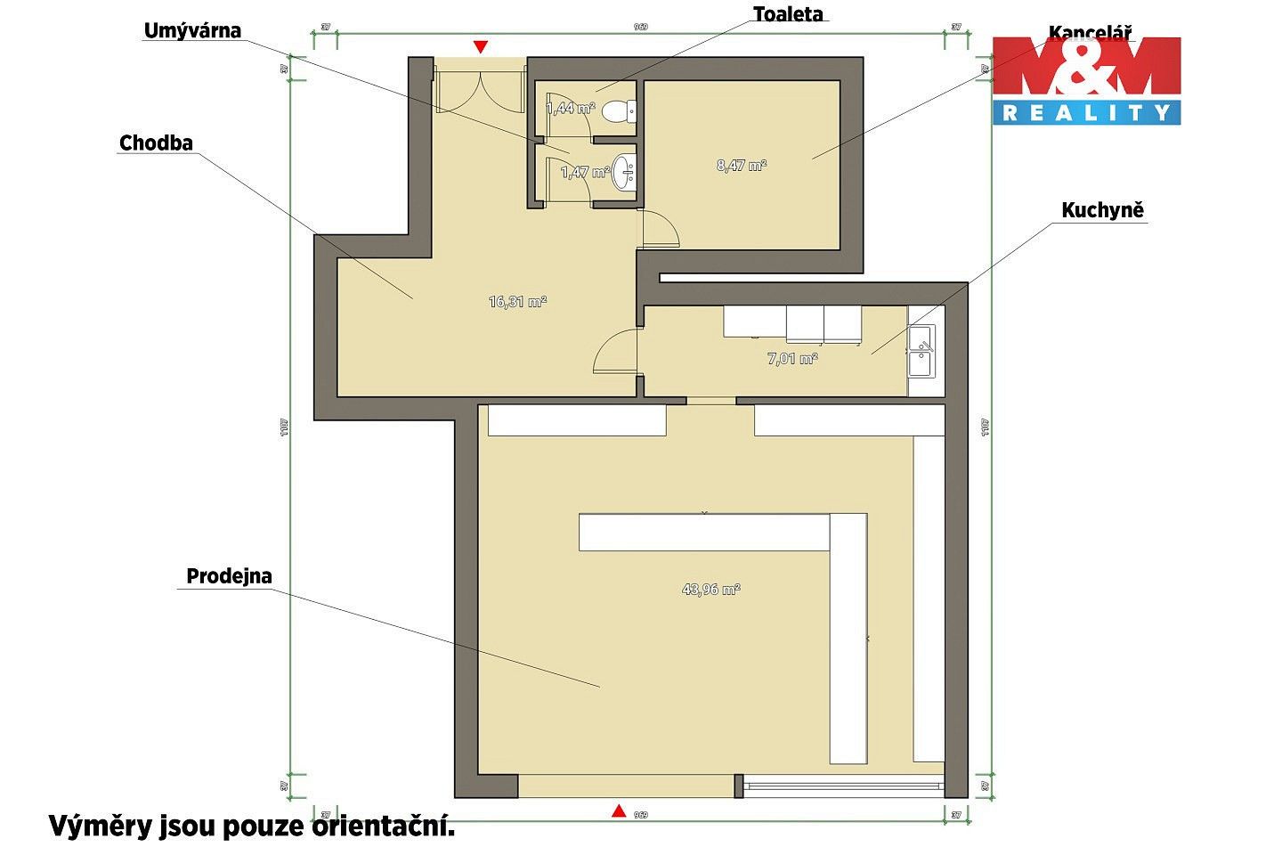 Pronájem obchodní prostory - Třemošná, okres Plzeň-sever, Plzeňský kraj, 86 m² - 5