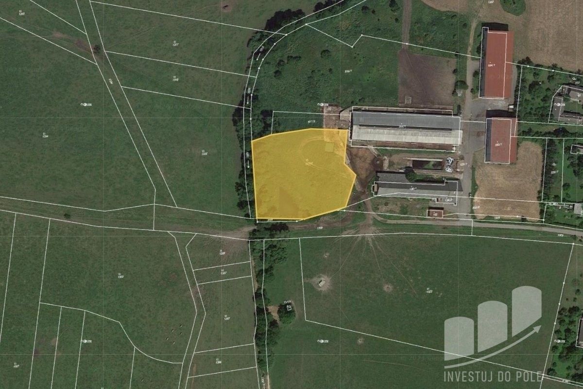 Prodej louka - Lanžov, 3 734 m²