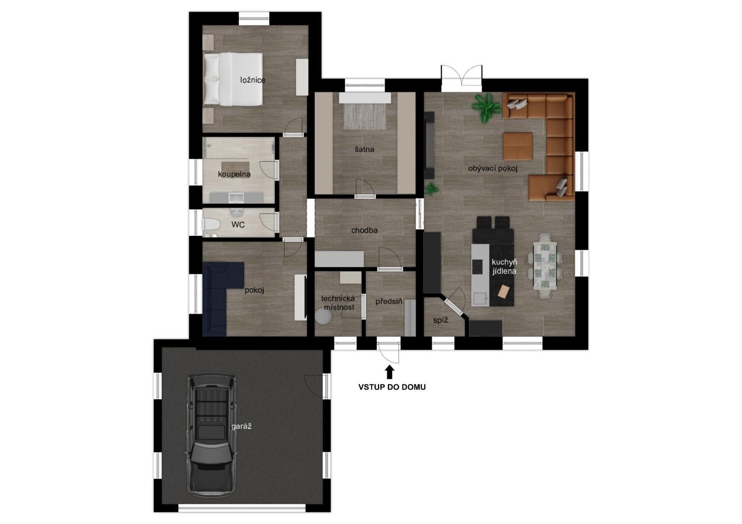 Prodej rodinný dům - Polní, Kaplice, 240 m²