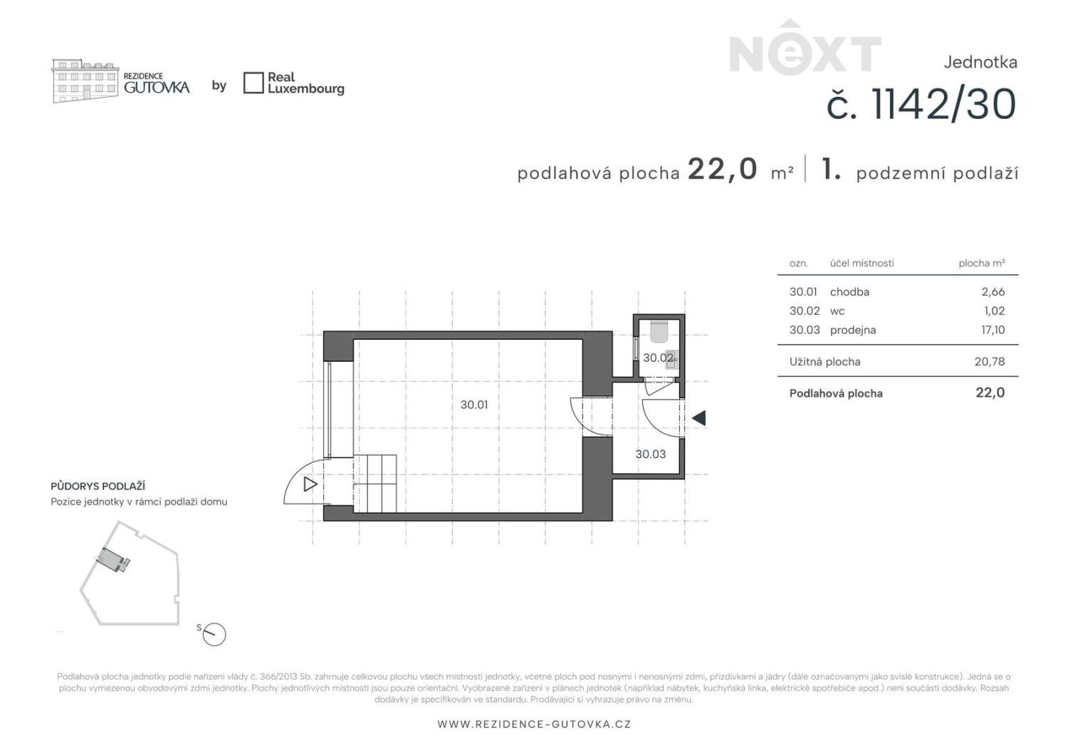 Obchodní prostory, Praha Strašnice, 22 m² - 2