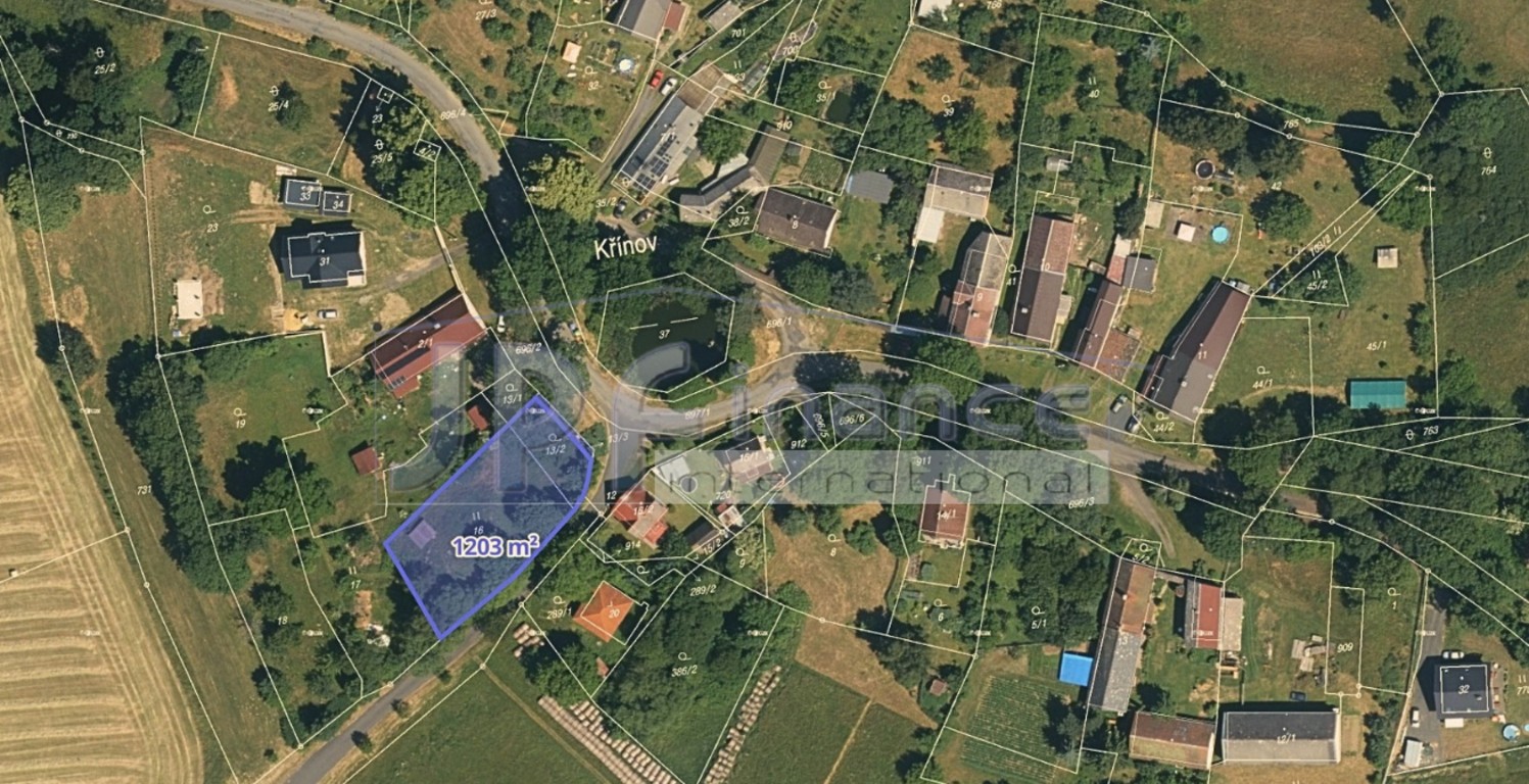 Pozemky pro bydlení, Planá, 1 203 m² - 1