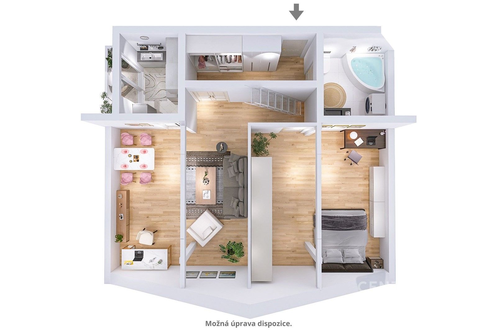 Byt 2+1 · 87 m² · Na Čečeličce 420, Praha Smíchov - 4