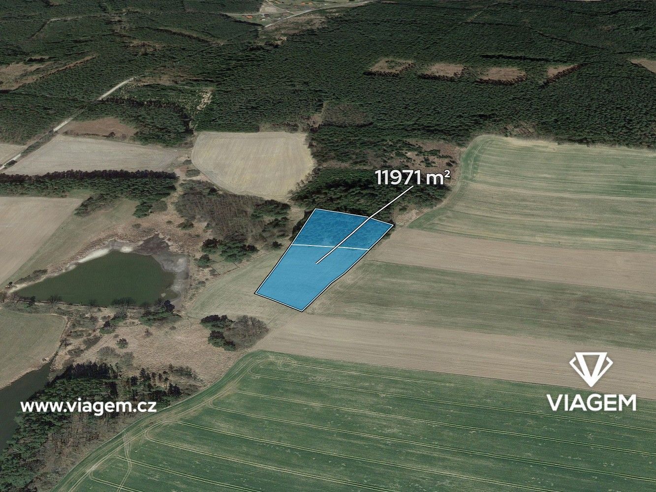 Zemědělský pozemek, 1 158 m²