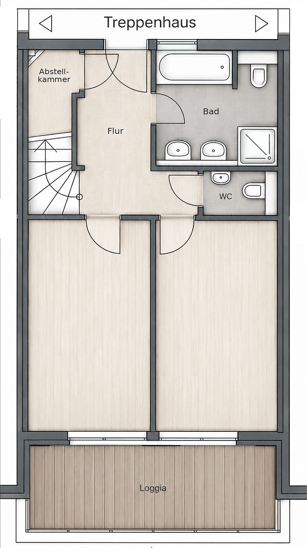 3+kk, George-C.-Marshall-Ring 80, , Hessen, 112 m² - 1
