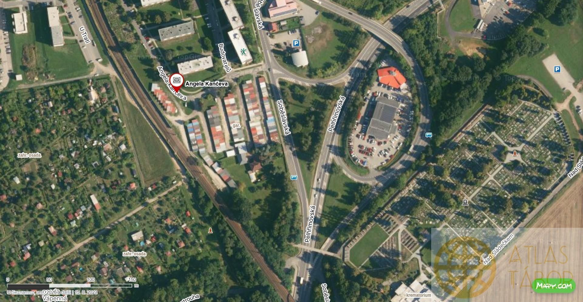Pronájem garáž - Angela Kančeva, Tábor, 18 m² - 2