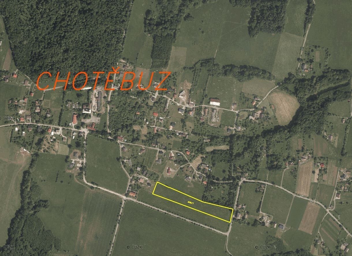 Prodej pozemek pro bydlení - Chotěbuz, 14 718 m² - 5