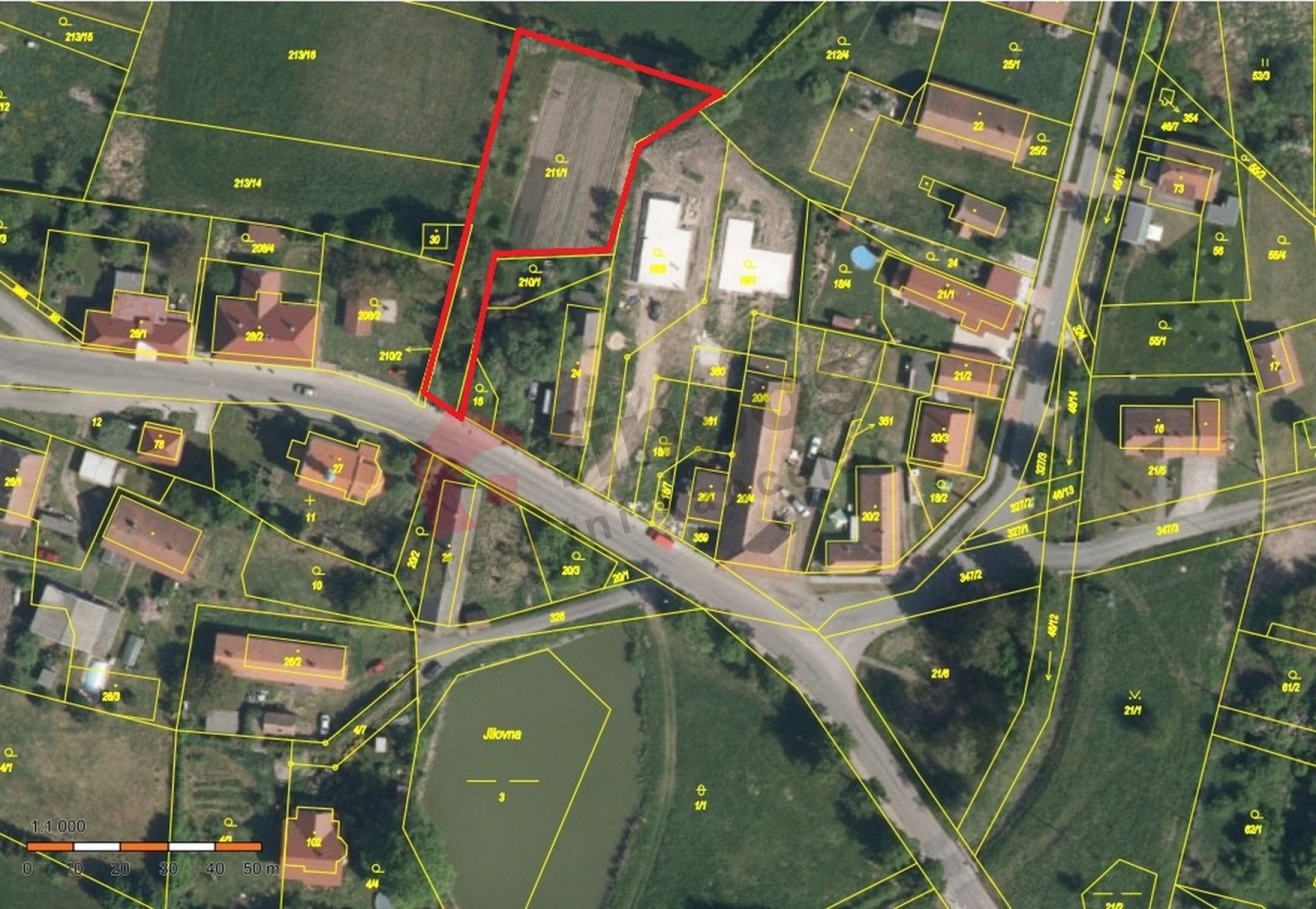 Prodej pozemek pro bydlení - Újezd u Přelouče, 1 787 m²