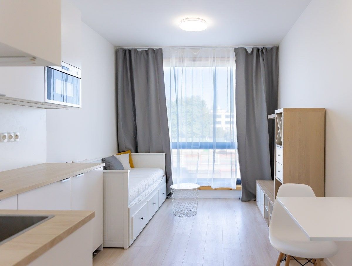 1+kk, Poděbradská, Praha, 18 m²