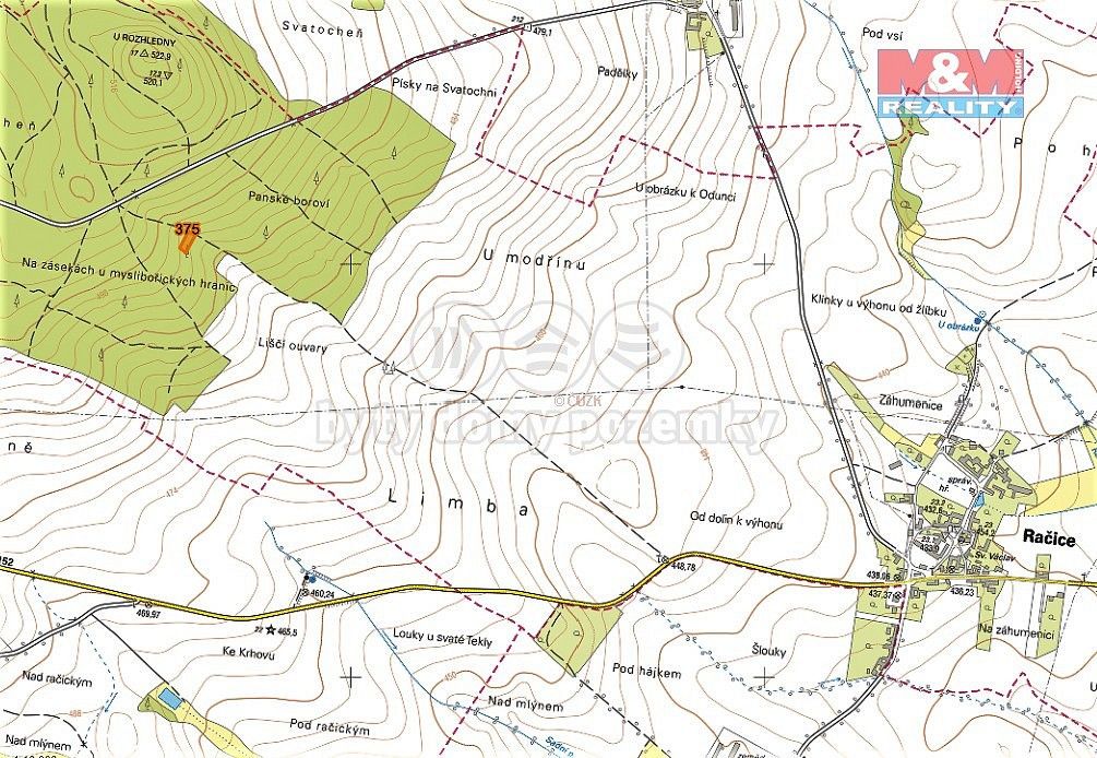 Prodej les - Račice, okres Třebíč, Kraj Vysočina - 5