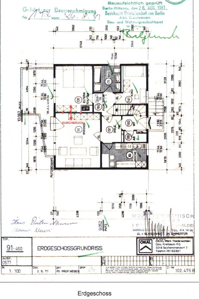 Rodinné domy, Waldfriedenstraße 2A Berlin Hermsdorf Berlin 13467, 169 m² - 2
