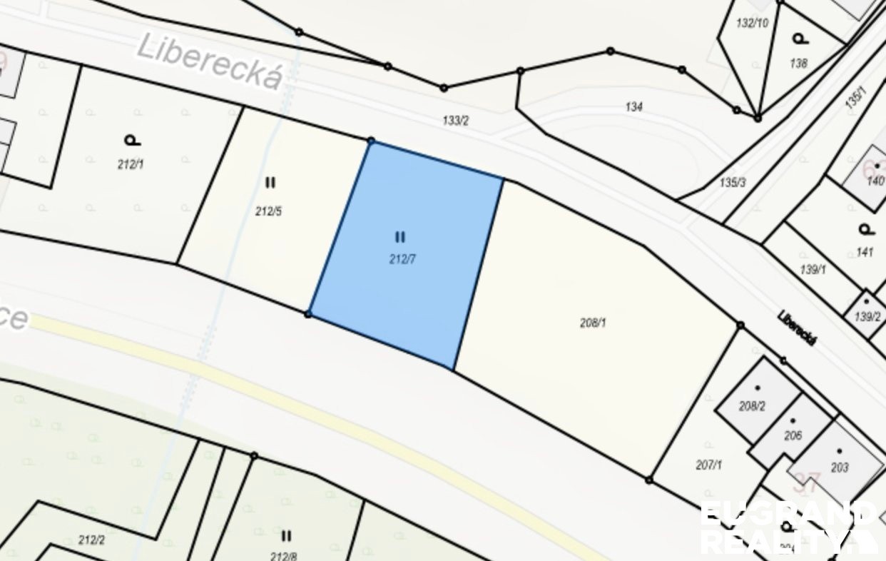 Pozemky pro bydlení, Stará Lípa, Česká Lípa, 858 m² - 2