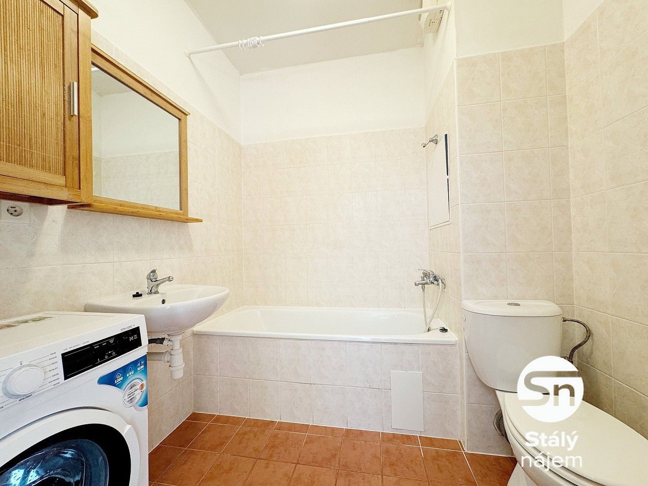 Pronájem byt 1+1 - Nad Štolami, Odolena Voda, okres Praha-východ, 40 m² - 2