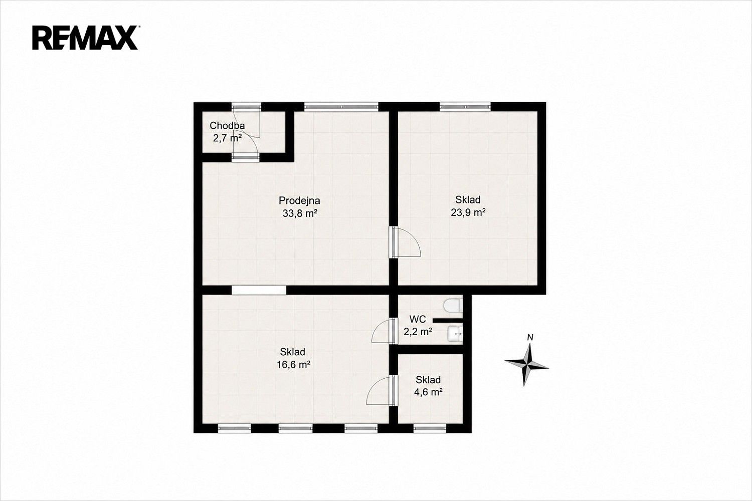 Obchodní prostory, Slaný, okres Kladno, Středočeský kraj, 84 m² - 2