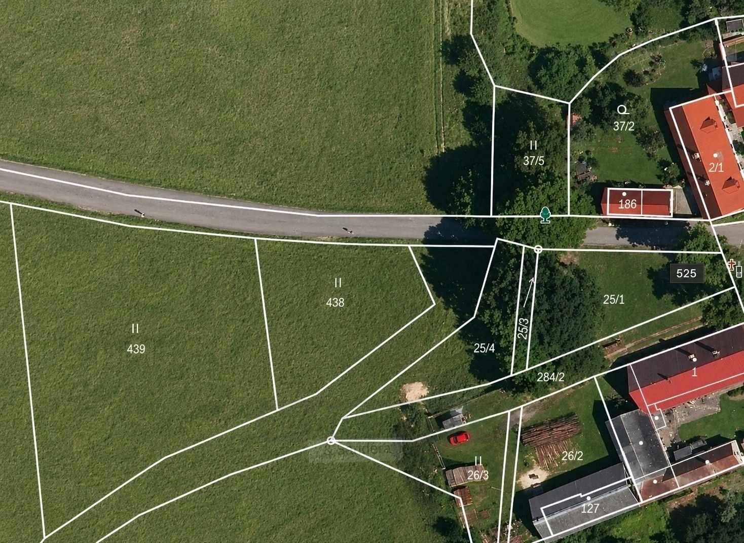 Louky, Dubné Třebín, 723 m² - 2