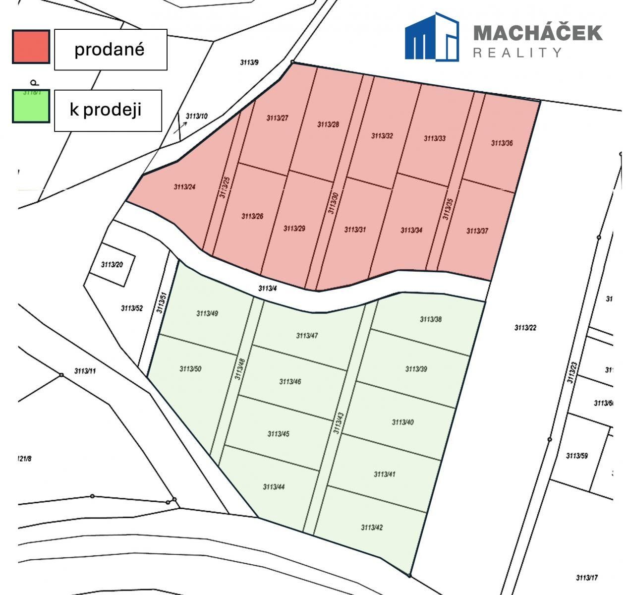 Zahrady, U koupaliště  , Duchcov, 988 m²