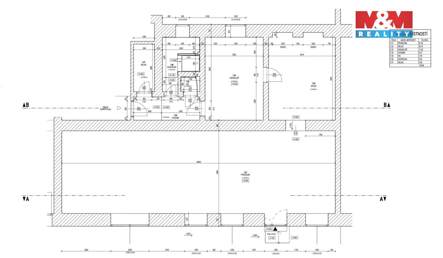 Prodej obchodní prostory - Sokolovská, Praha, 144 m²