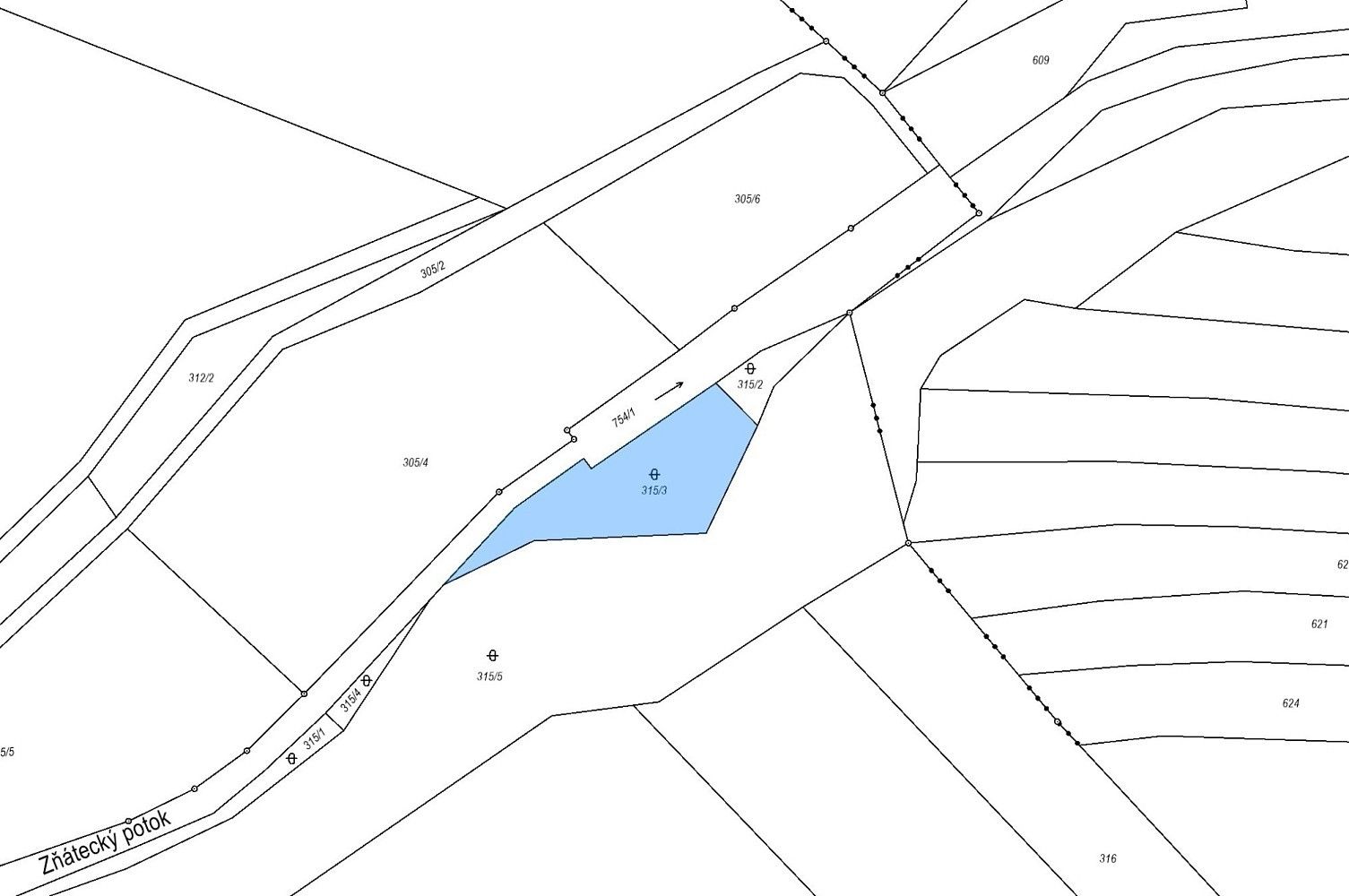 Pozemek · Sedlec, okres Třebíč, Kraj Vysočina - 3