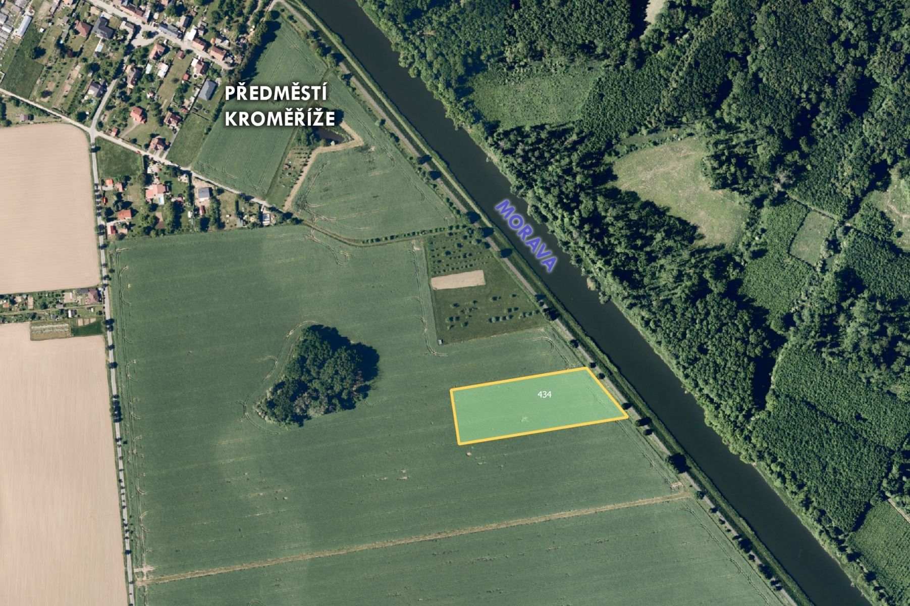 Zemědělské pozemky, Kroměříž Trávník - 1