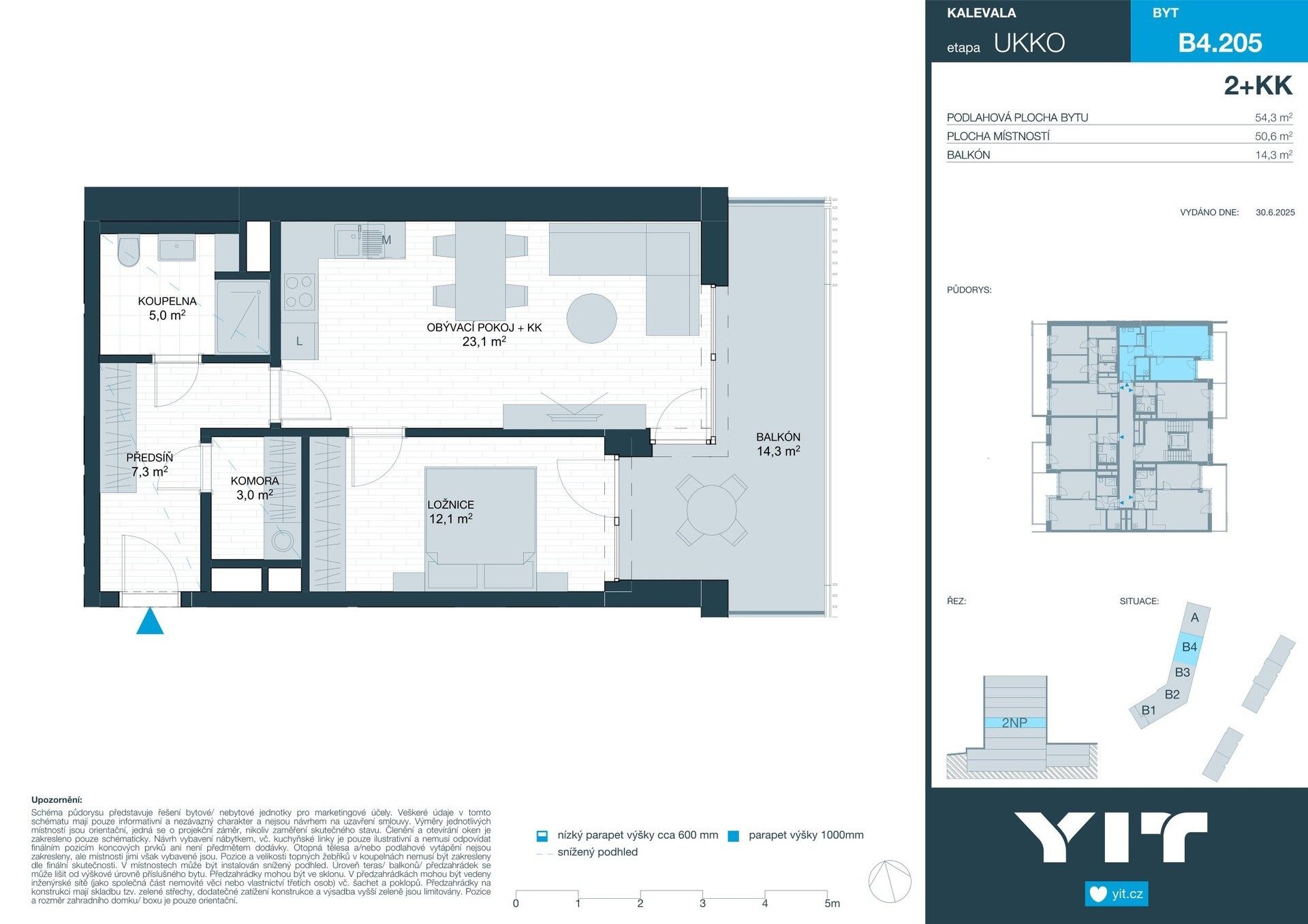 Prodej byt 2+kk - Brno, 51 m²