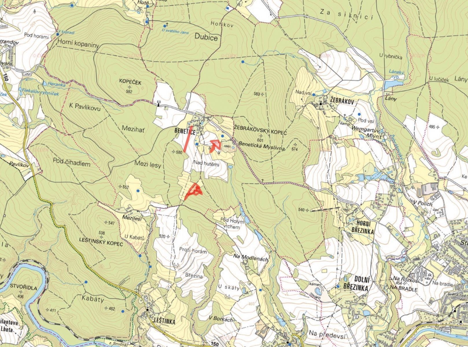 Prodej zemědělský pozemek - Benetice, Světlá nad Sázavou