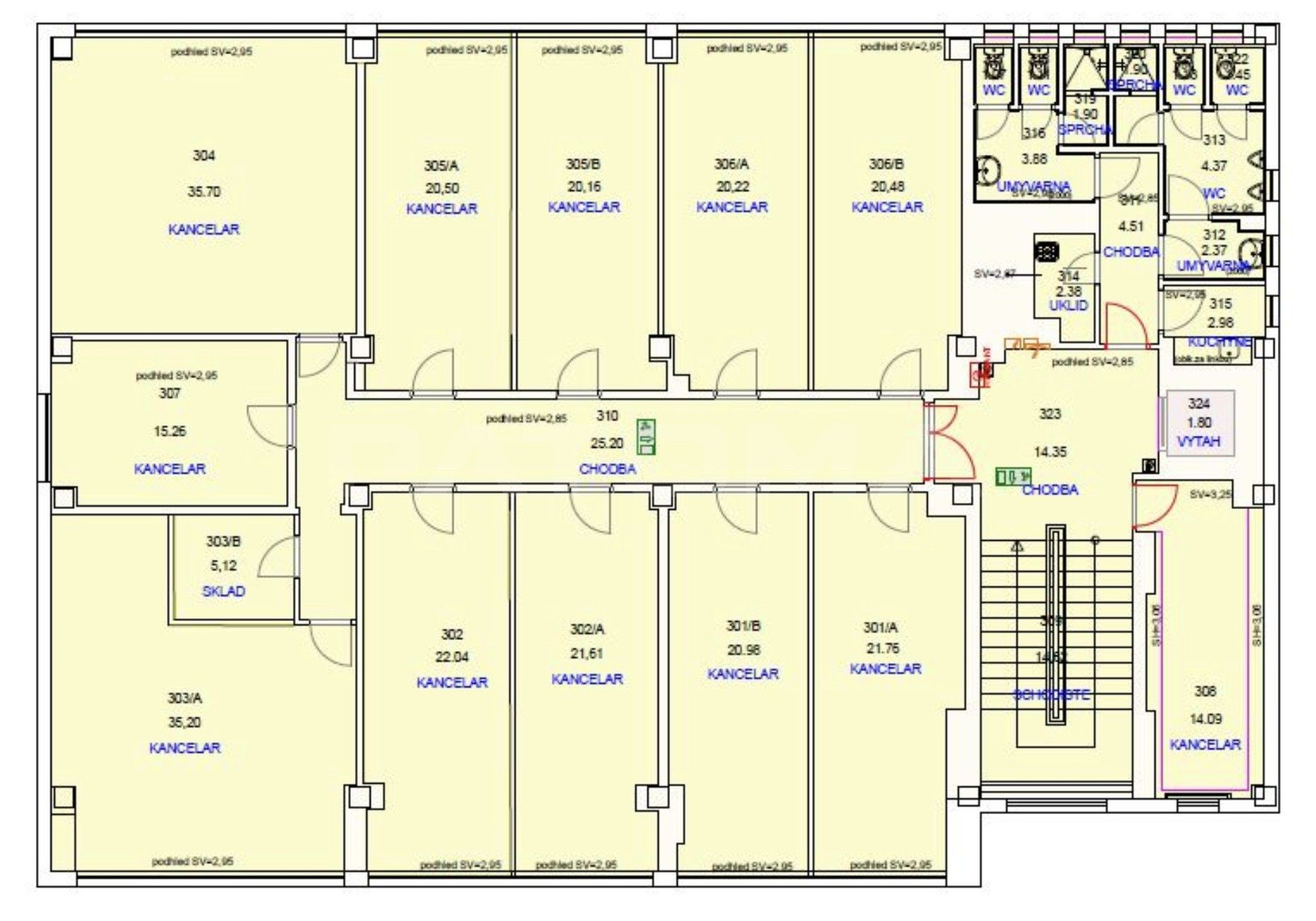 Kancelář · 60 m² · Zenklova, Praha - 3