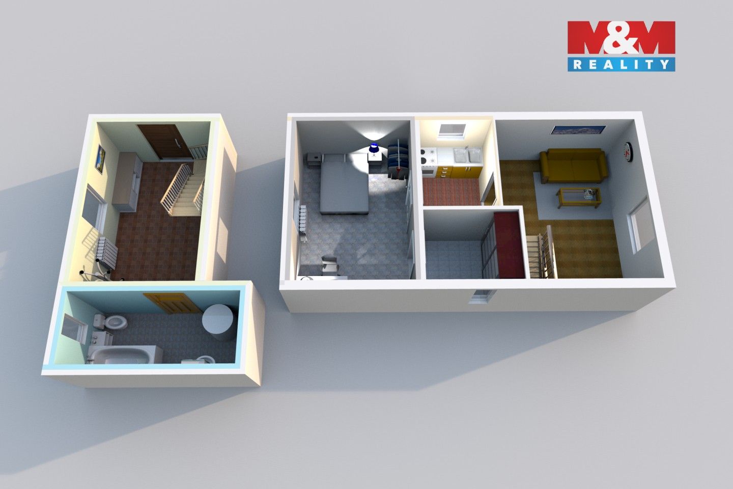 Pronájem rodinný dům - Chotusice, 64 m²