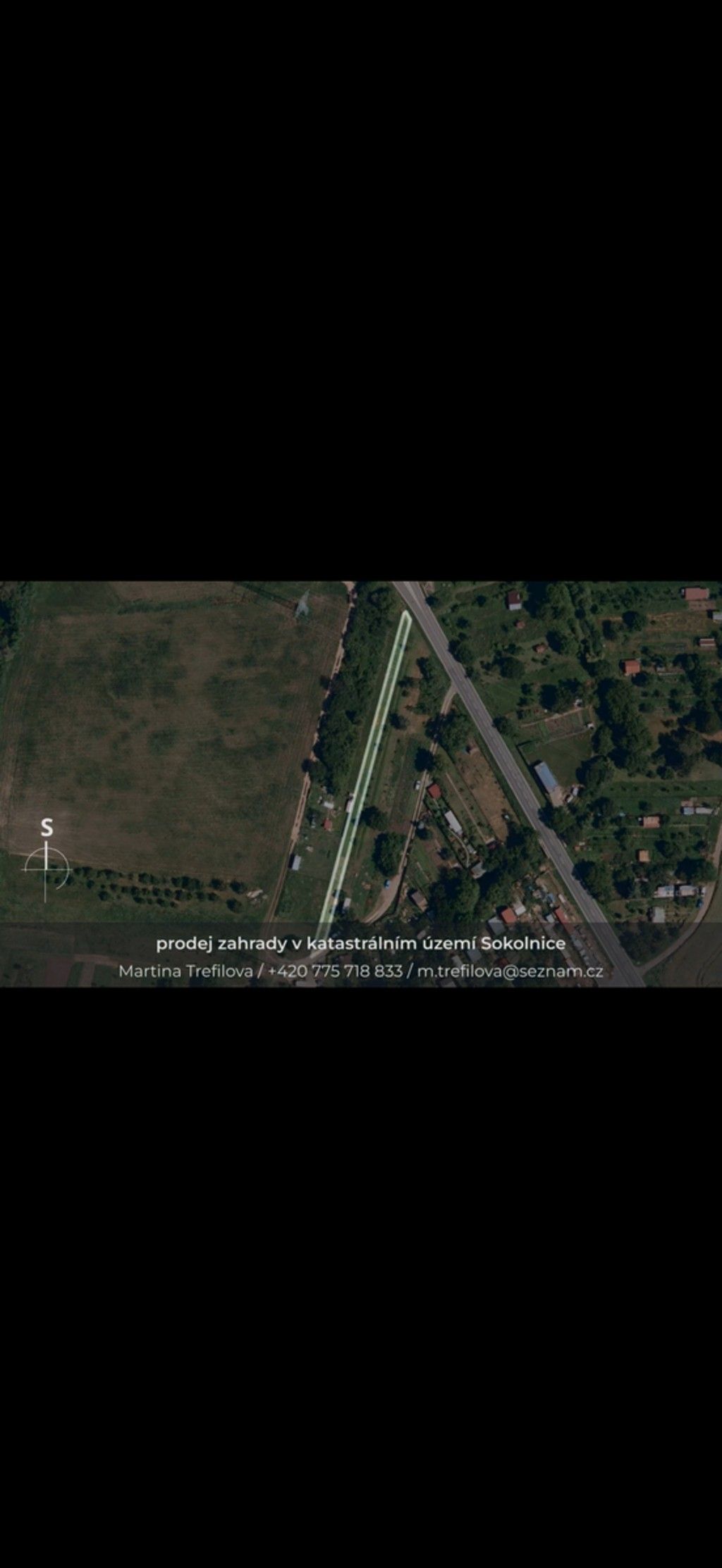 Zahrady, Sokolnice, 564 m² - 1