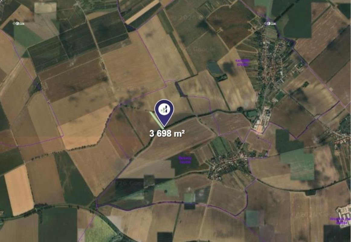 Prodej zemědělský pozemek - Žeraviny, 308 m²