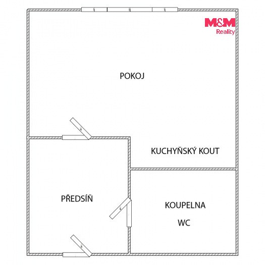 Byt 1+kk · 19 m² · Královéhradecká, Klášterec nad Ohří - 3
