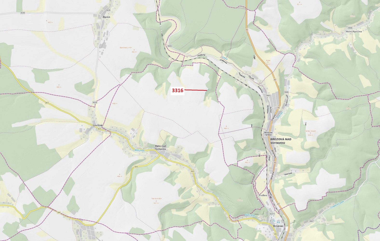 Lesy, Bělá nad Svitavou, okres Svitavy, Pardubický kraj