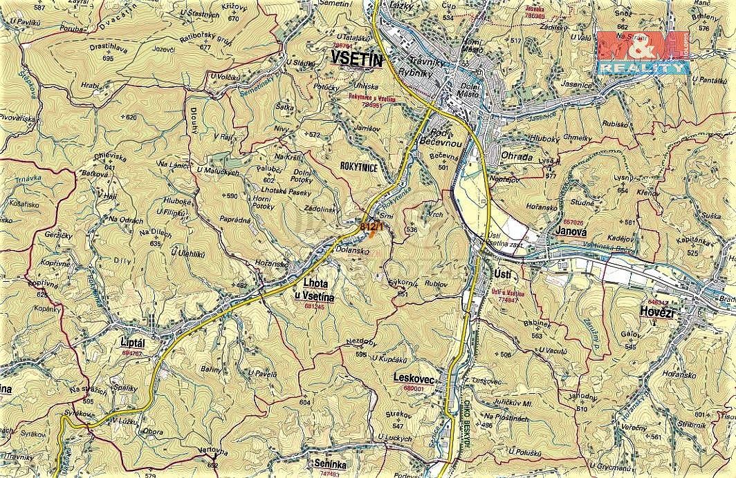 Prodej louka - Lhota u Vsetína, okres Vsetín, Zlínský kraj - 5
