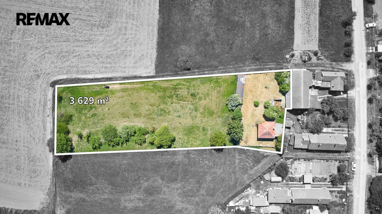 Pozemek pro bydlení · 3 629 m² · Hlušice Hlušičky - 2