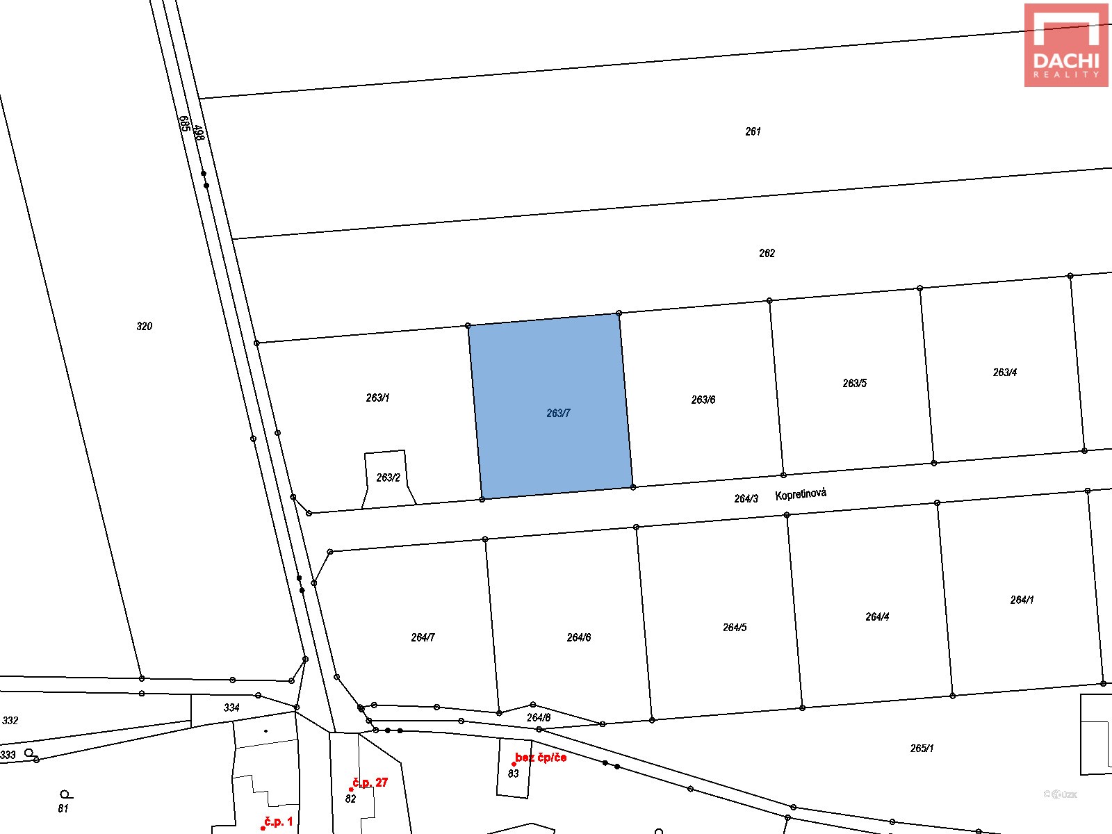 Pozemek pro bydlení · 1 066 m² · Přerov - 3