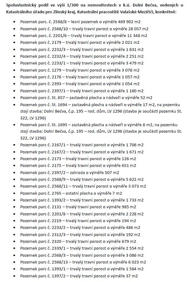 Pozemky pro bydlení, Dolní Bečva, 756 55 - 2