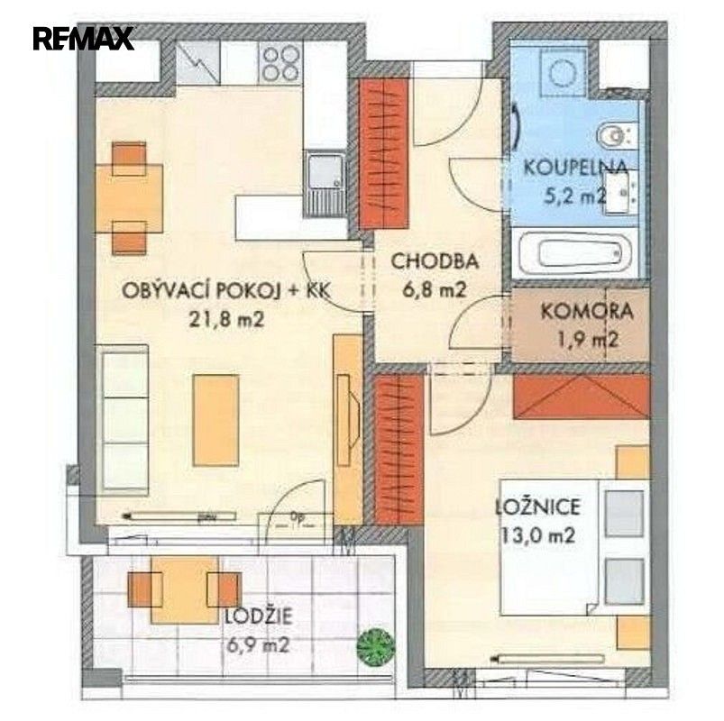 Byt 2+kk · 58 m² · Praha - Hlubočepy, okres Praha 5, Hlavní město Praha - 3