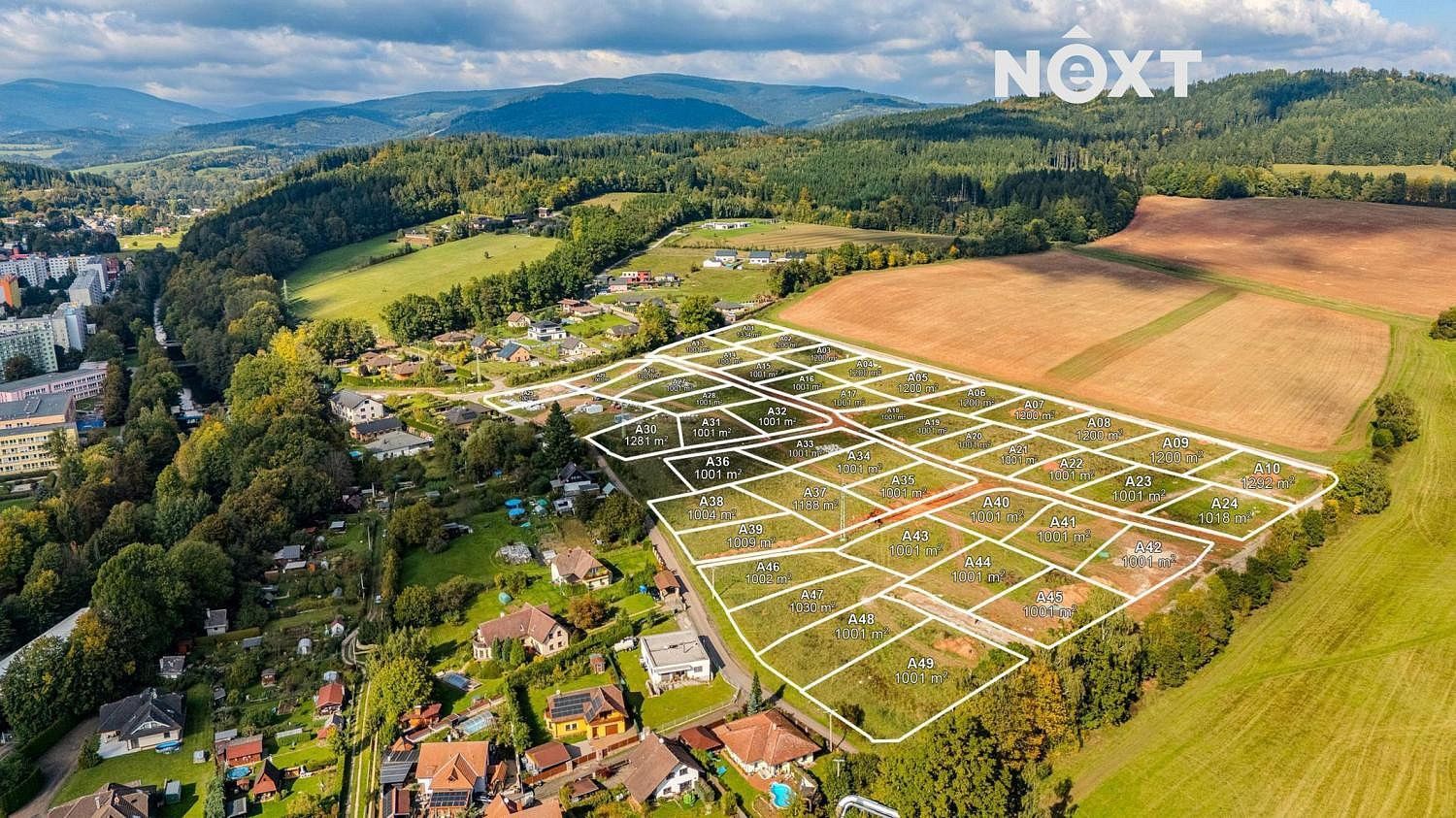 Pozemek pro bydlení, 1 001 m²