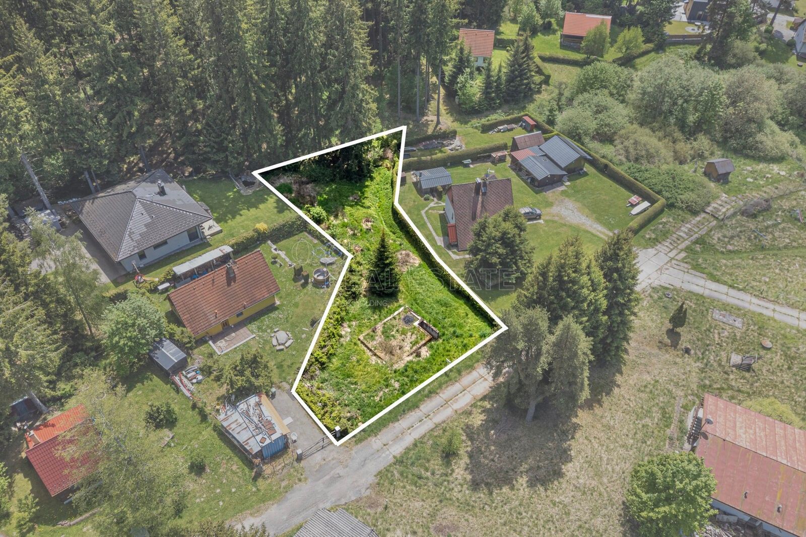 Pozemky pro bydlení, Frymburk, 900 m² - 1