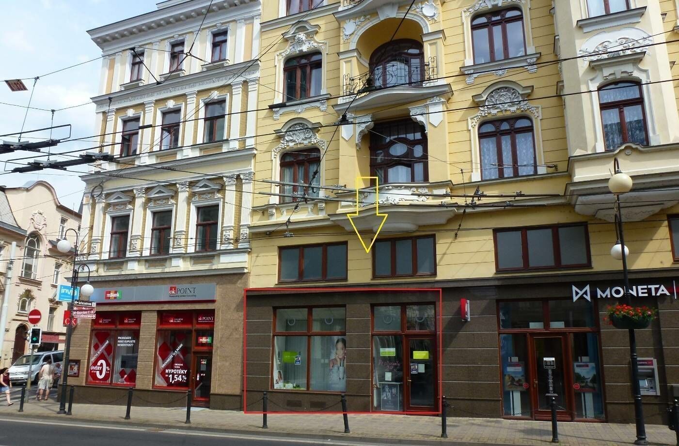 Obchodní prostory, Masarykova třída, Sobědruhy, Teplice, 97 m²