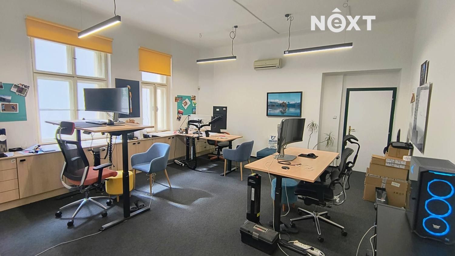 Pronájem kancelář - Politických vězňů 912, Praha Nové Město, 149 m² - 5
