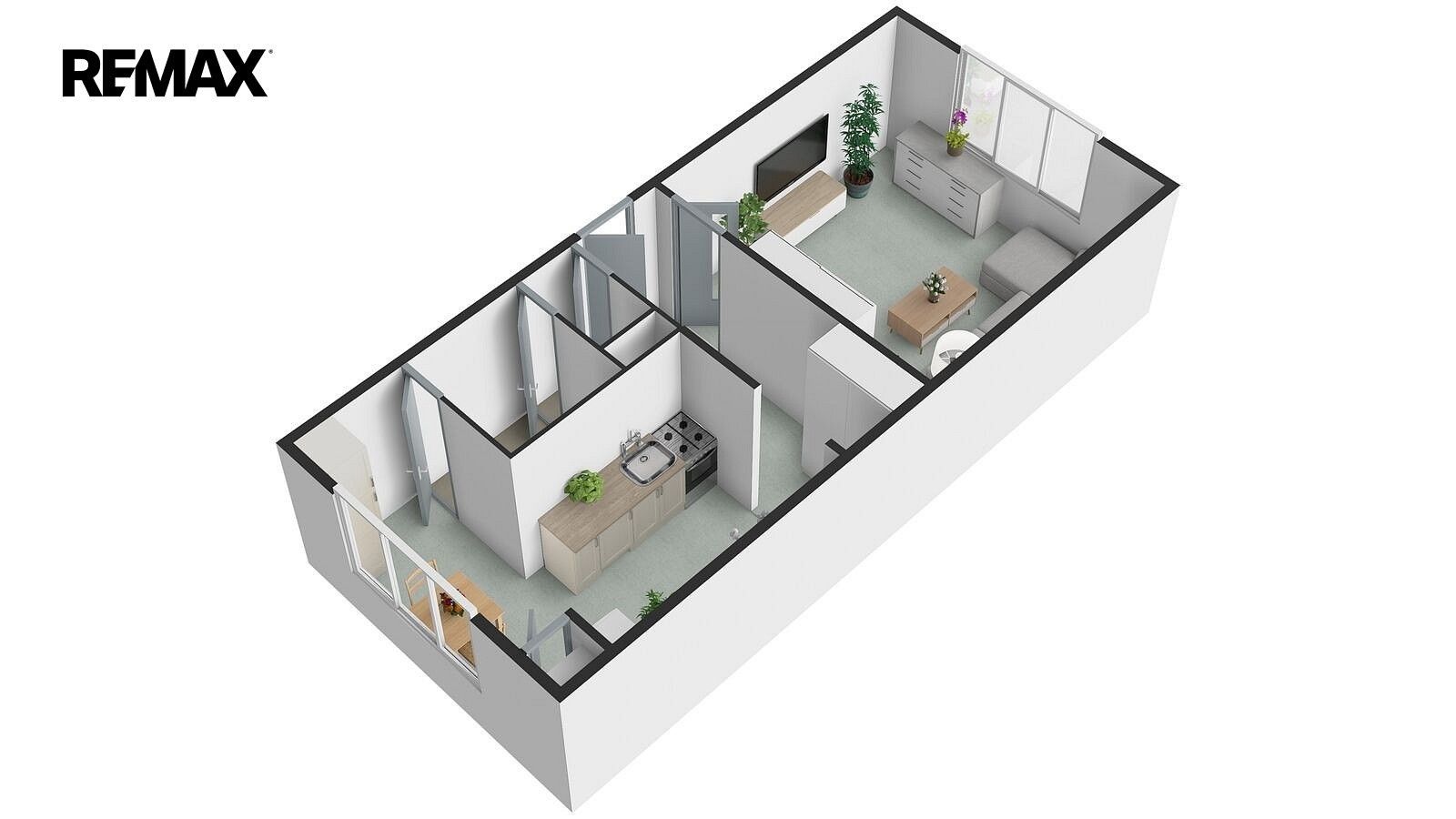 Byt 1+1 · 37 m² · Rybova, Přeštice, okres Plzeň-jih - 4