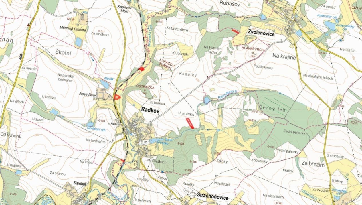Prodej zemědělský pozemek - Radkov - 5
