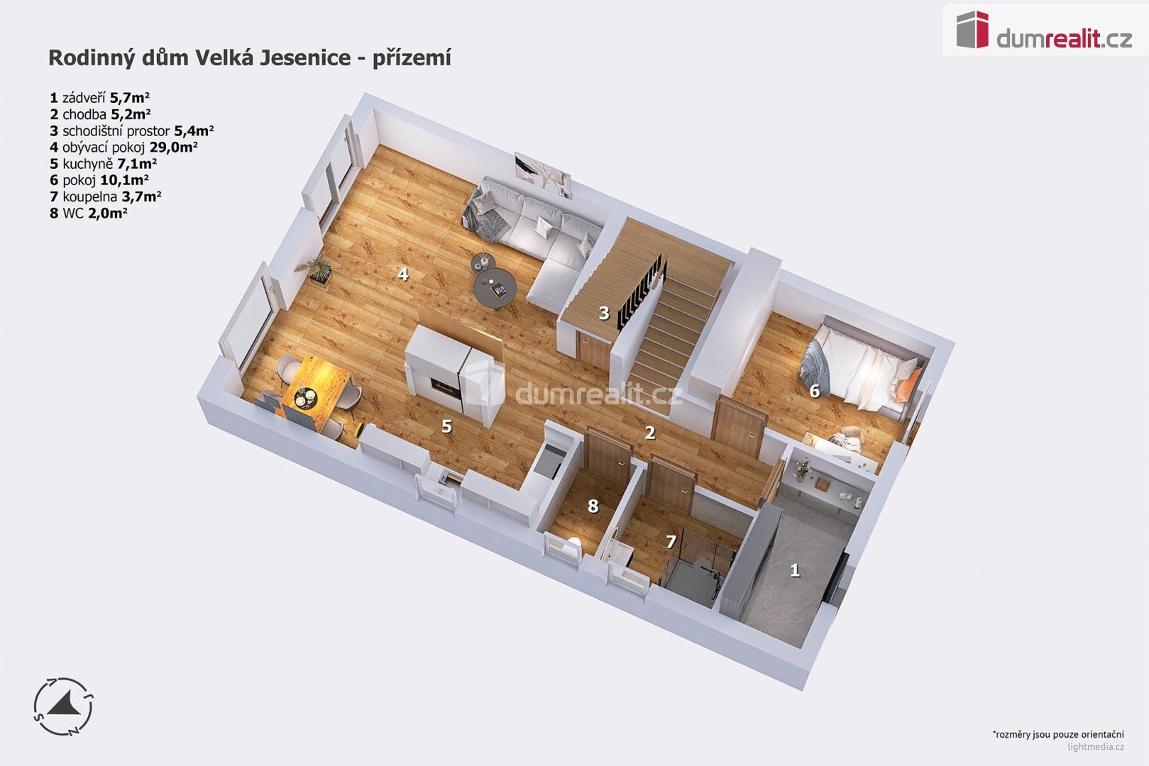 Prodej rodinný dům - Velká Jesenice, 160 m²