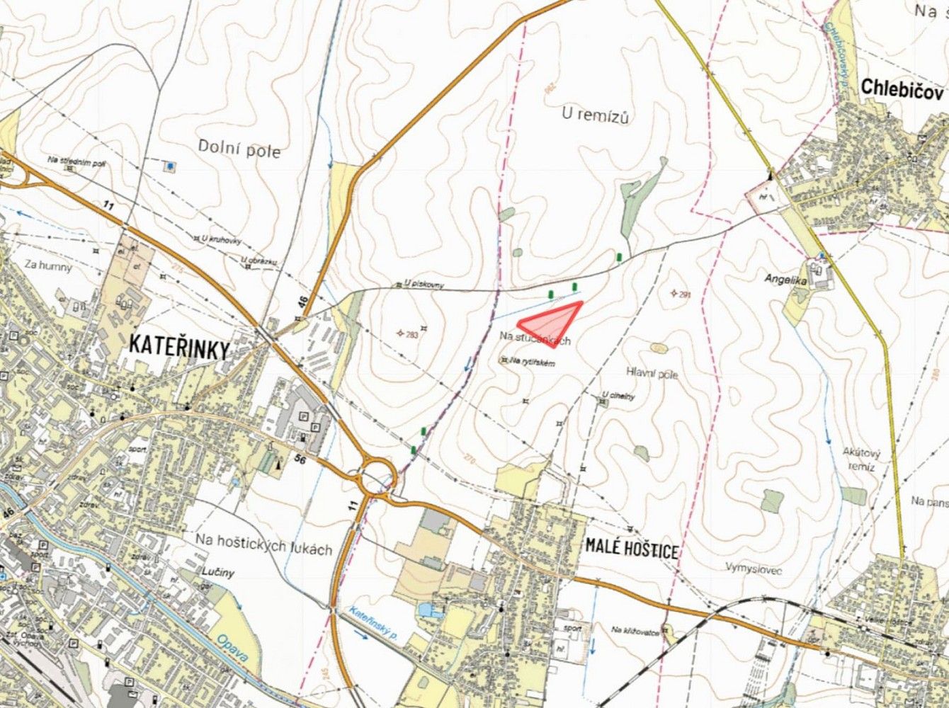 Zemědělské pozemky, Opava - Malé Hoštice, Moravskoslezský kraj - 2