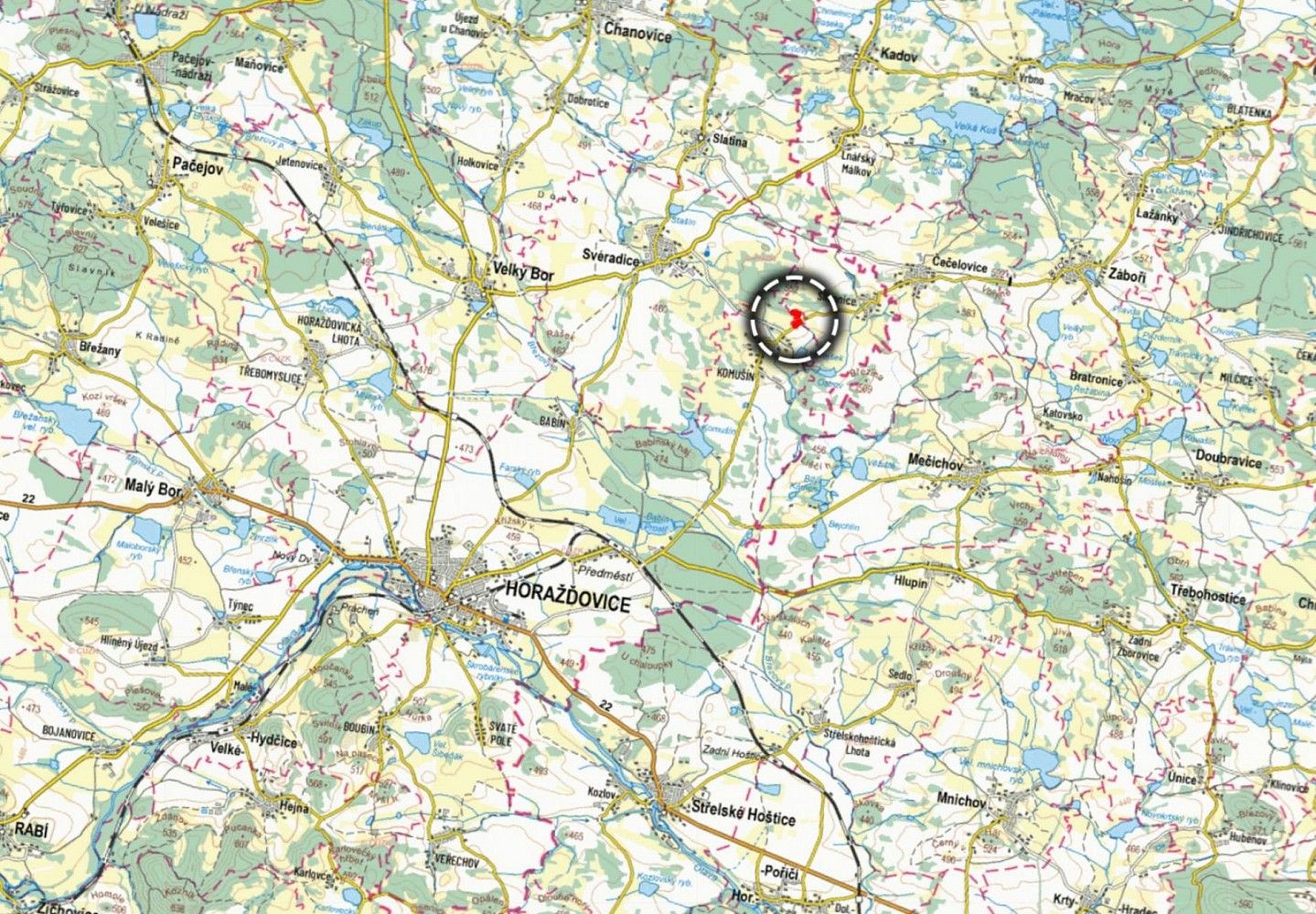 Lesy, Horažďovice - Komušín, okres Klatovy, Plzeňský kraj - 2