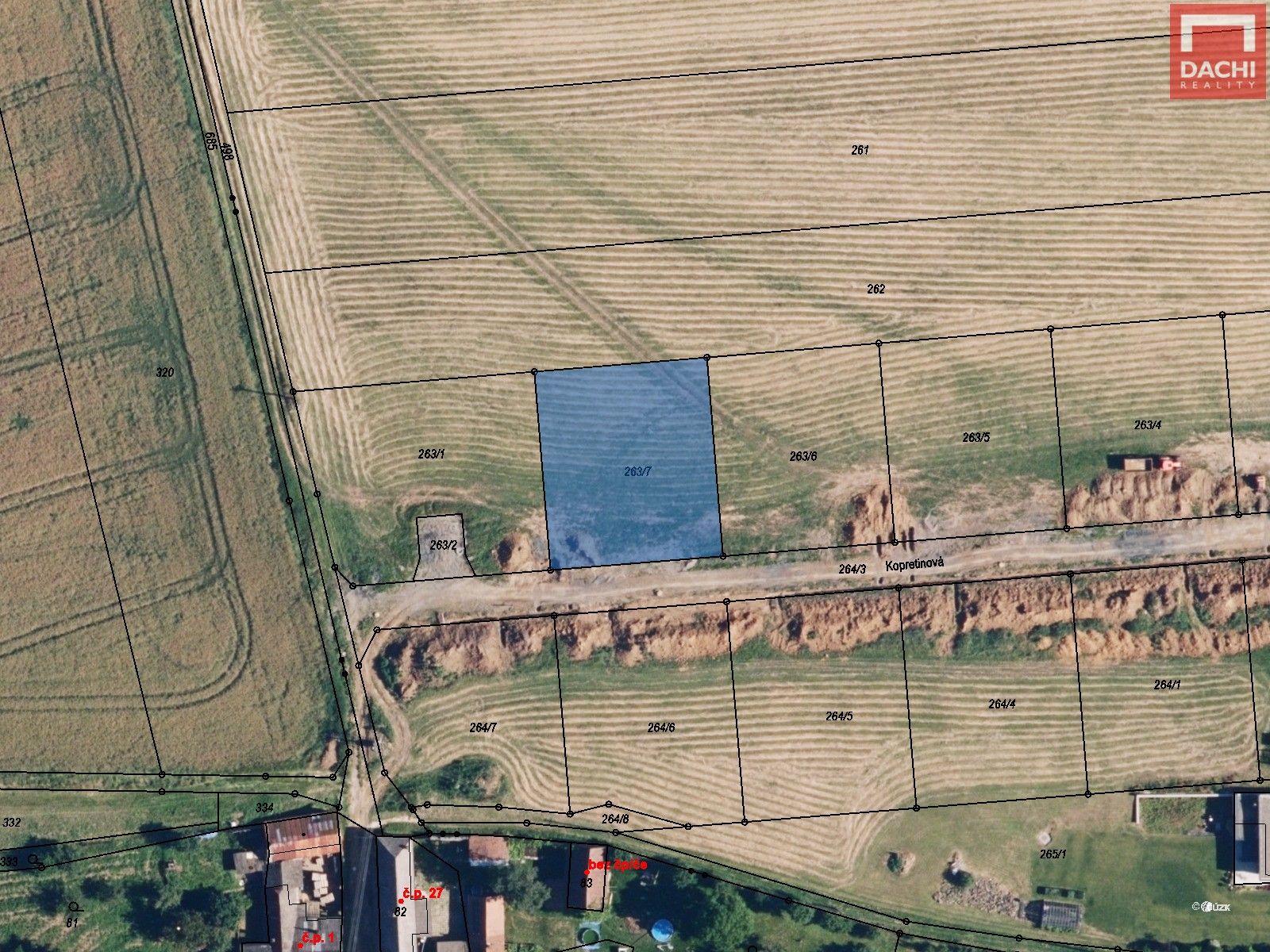 Pozemky pro bydlení, Přerov, 1 066 m² - 2
