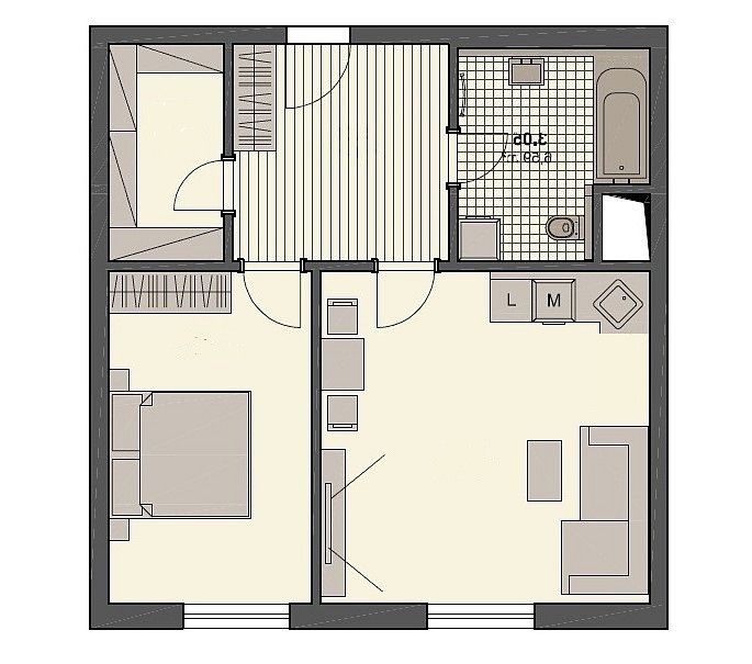 Byt 2+kk · 56 m² · Ostrava - Moravská Ostrava, okres Ostrava-město, Moravskoslezský kraj - 3