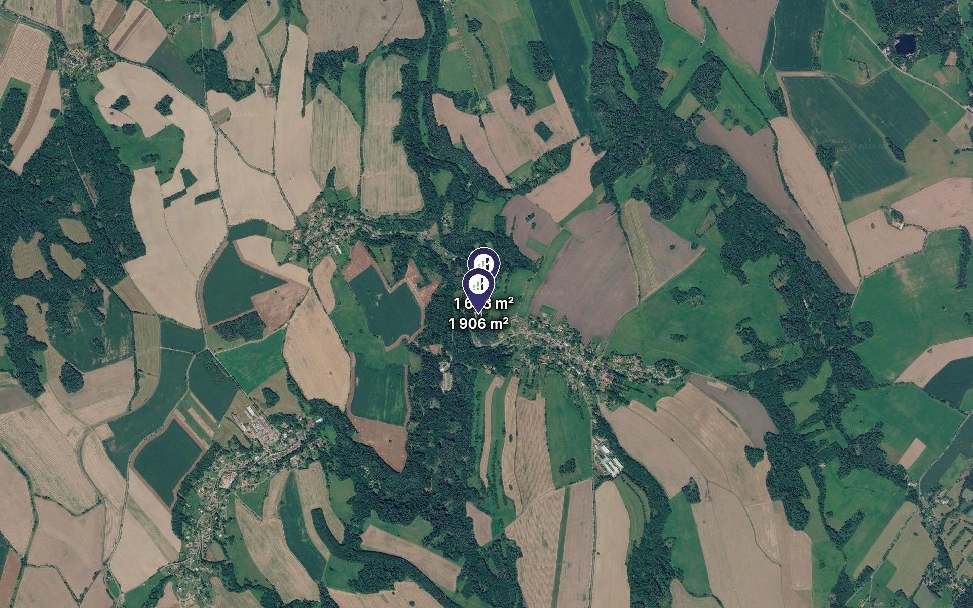 Prodej les - Proseč, 3 539 m² - 2